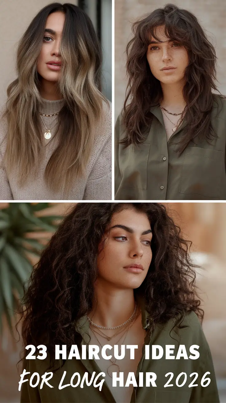 Haircut Ideas for Long Hair 2026: Trendy Layered Cuts That Add Effortless Volume
