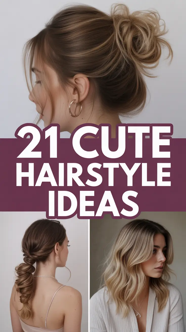 Cute Hairstyle Ideas 2026: Simple, Easy and Stylish Looks for Every Hair Type