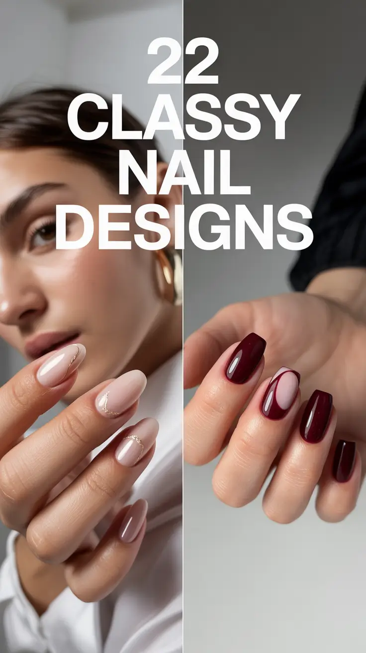 Classy Nail Designs 2026: Elegant Inspo, Fresh Colors & Modern Design Ideas