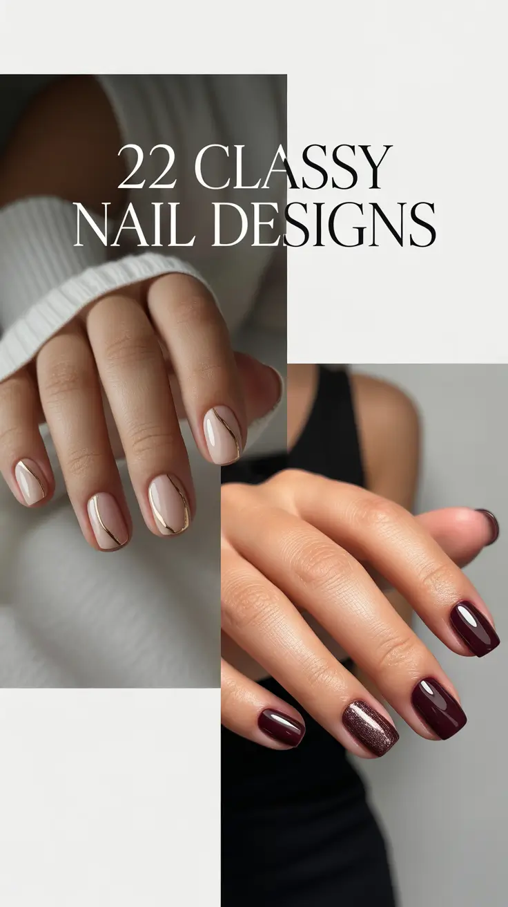 Classy Nail Designs 2026: Elegant Inspo, Fresh Colors & Modern Design Ideas