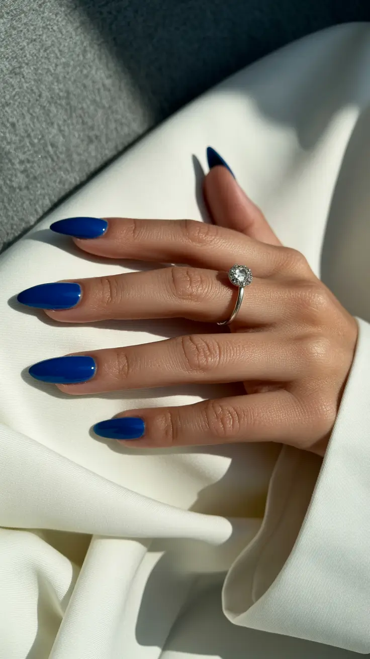 stylish gel nails 2026 Electric Blue for a Fresh Future