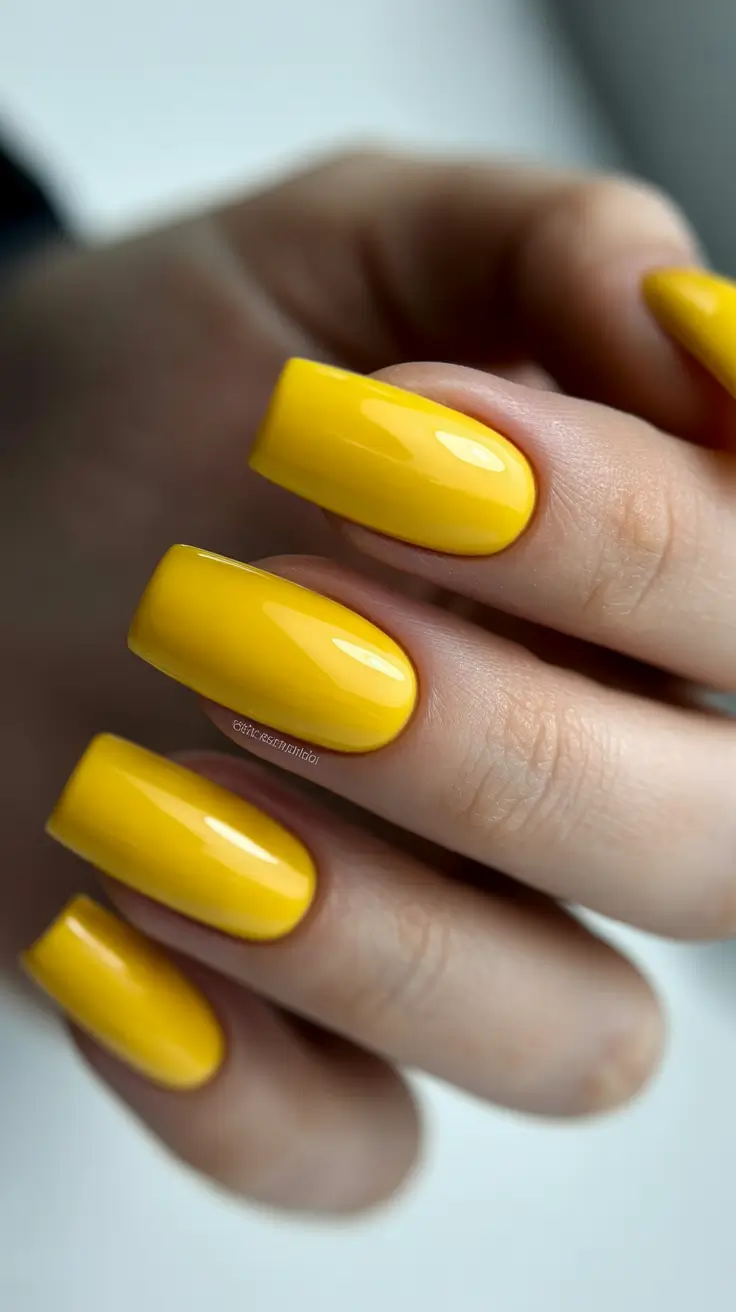 trending nail inspiration 2026 Sunbeam Yellow Energy
