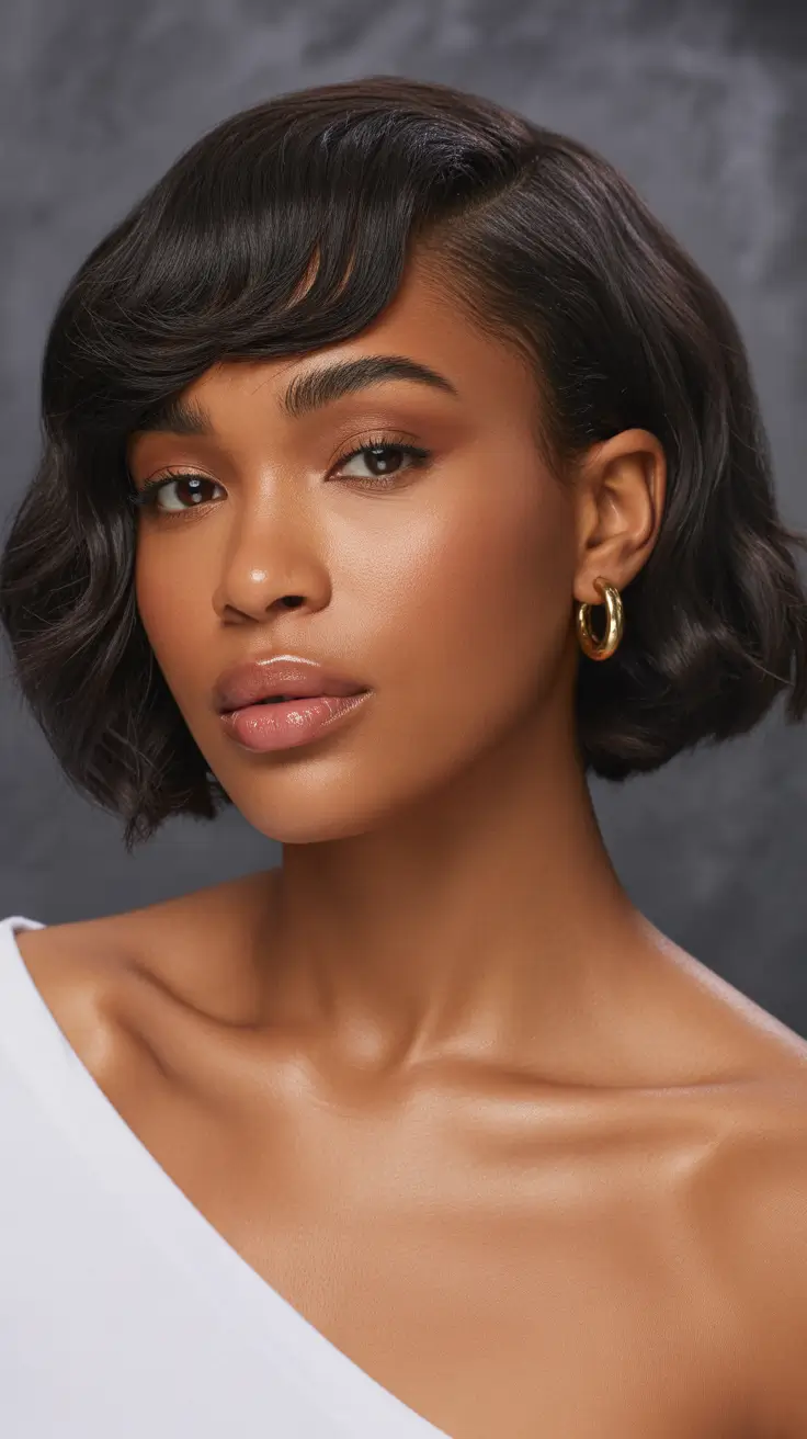 Cute hairstyle ideas Classic Short Bob With Gentle Volume