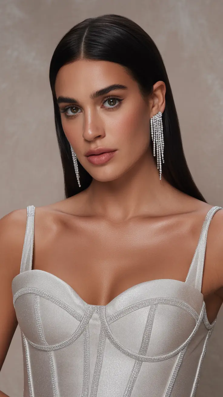 straight hairstyles 2026 Ultra Sleek Midnight Length with Evening Glow Finish