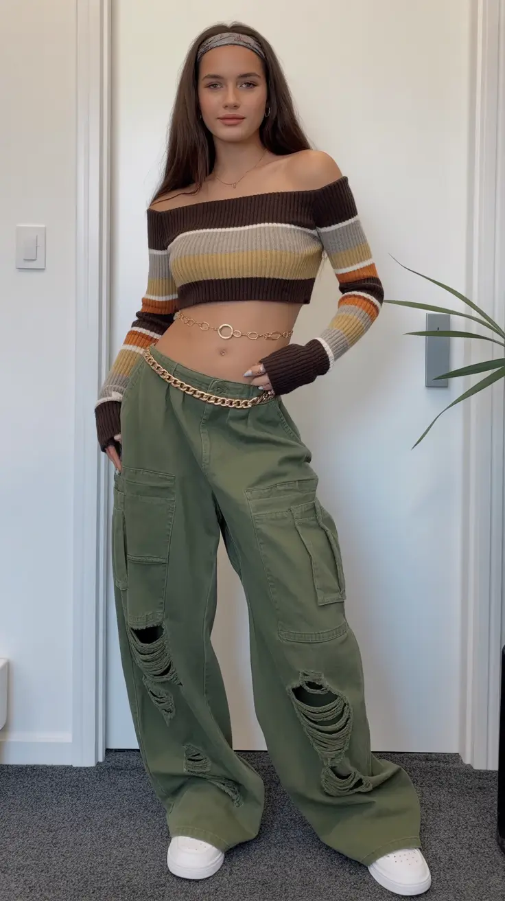 y2k-outfits-for-women-2026-Autumn-Stripes-Revival