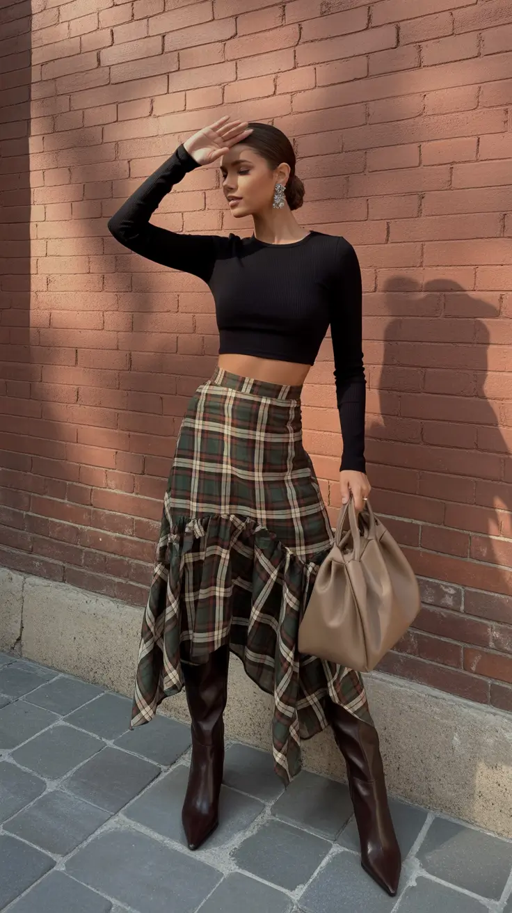 y2k-outfits-for-women-2026-Plaid-and-Power