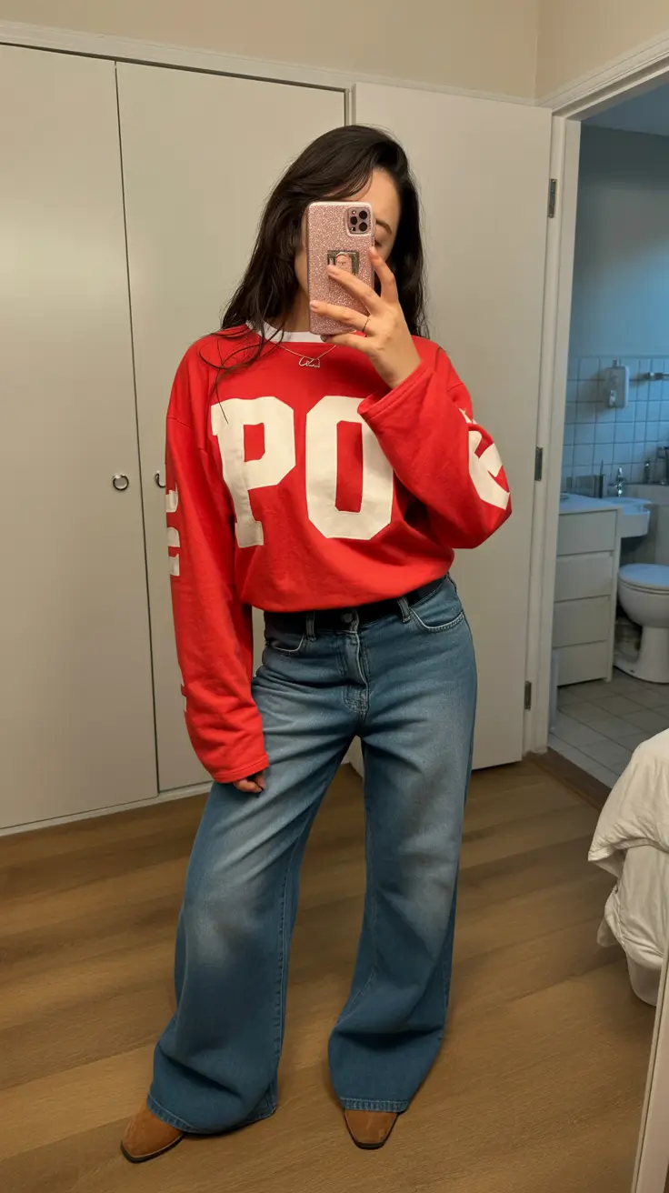 midsize spring outfits 2026 Sporty Red Energy for a Fresh Spring Reset