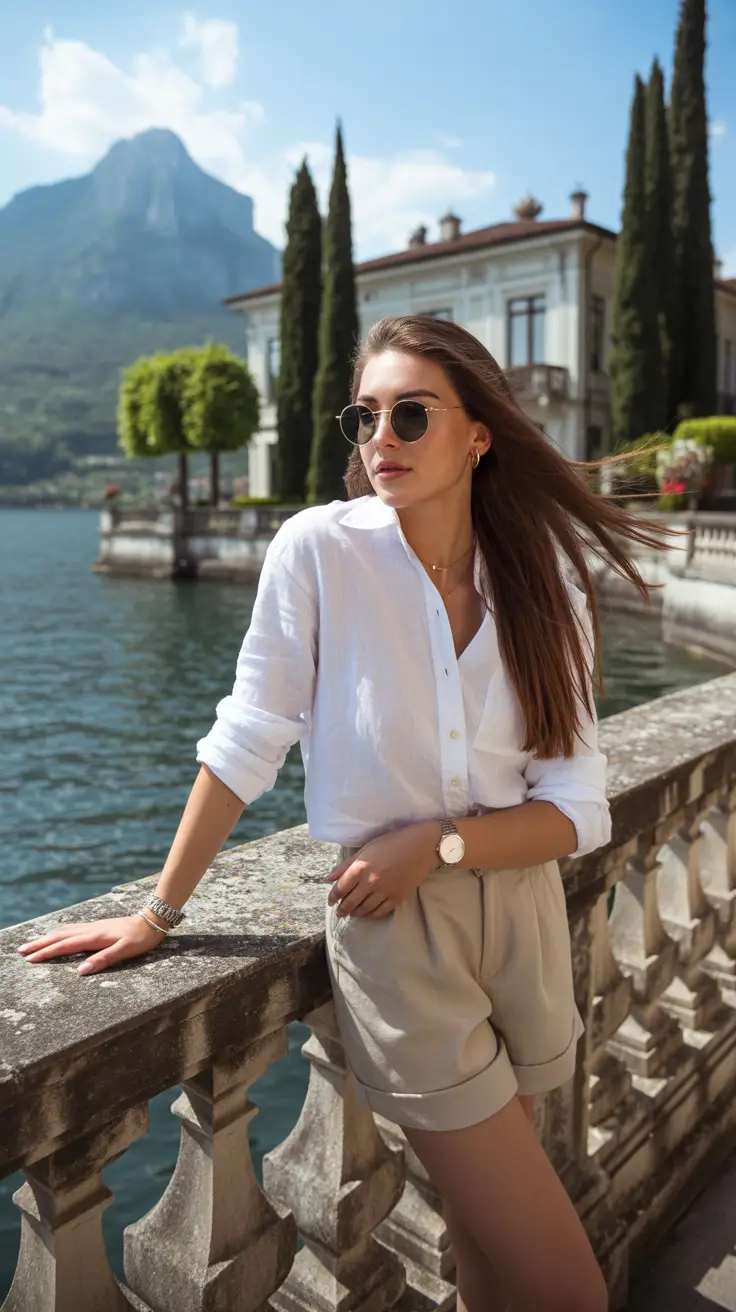 old money spring outfits 2026 Effortless Lakeside Neutrals with a Soft Spring Breeze