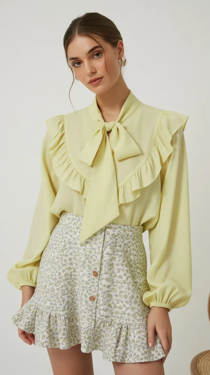best spring outfits 2026 trends women Pastel Romance With Vintage Charm