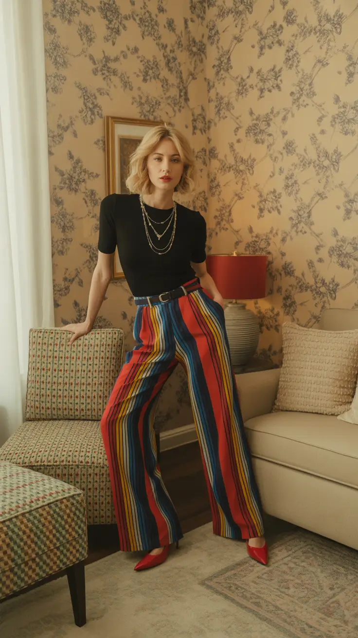 best spring outfits 2026 trends women Retro Stripes With Modern Minimalism