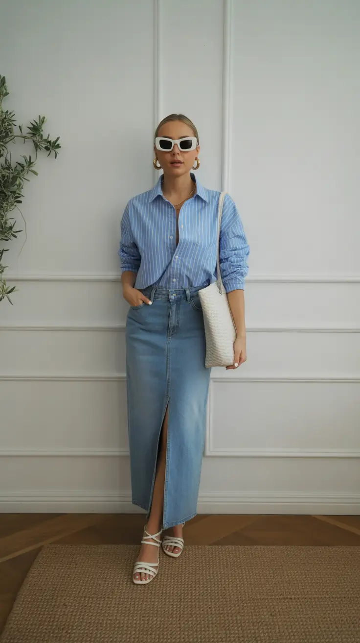 best spring outfits 2026 trends women casual Everyday Denim With a Polished Twist
