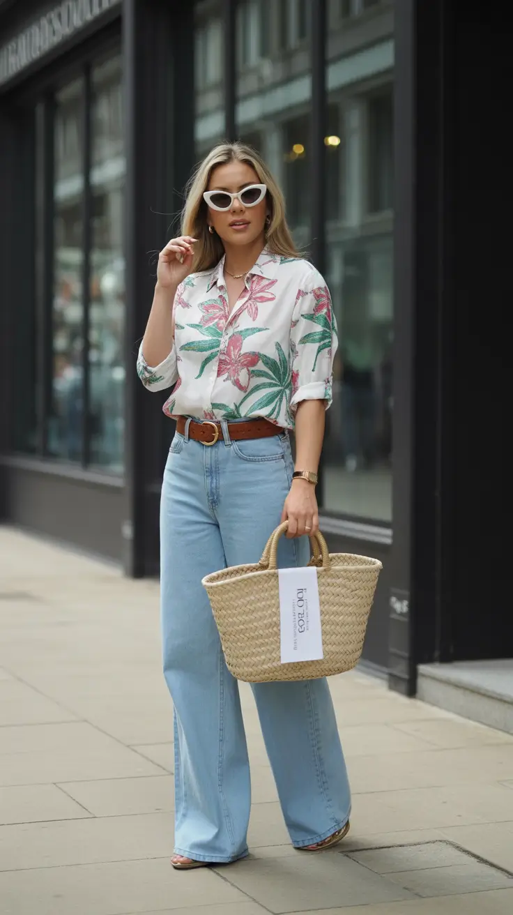 best spring outfits 2026 trends women Classic Spring Ease With Soft Denim