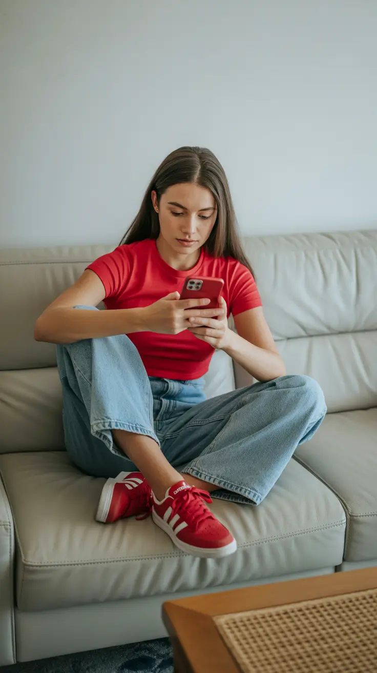 cute warm spring outfits 2026 Everyday Red Basics That Feel Effortlessly Real