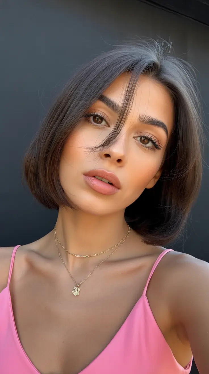 february haircuts Rounded Bob with Soft Face Frame