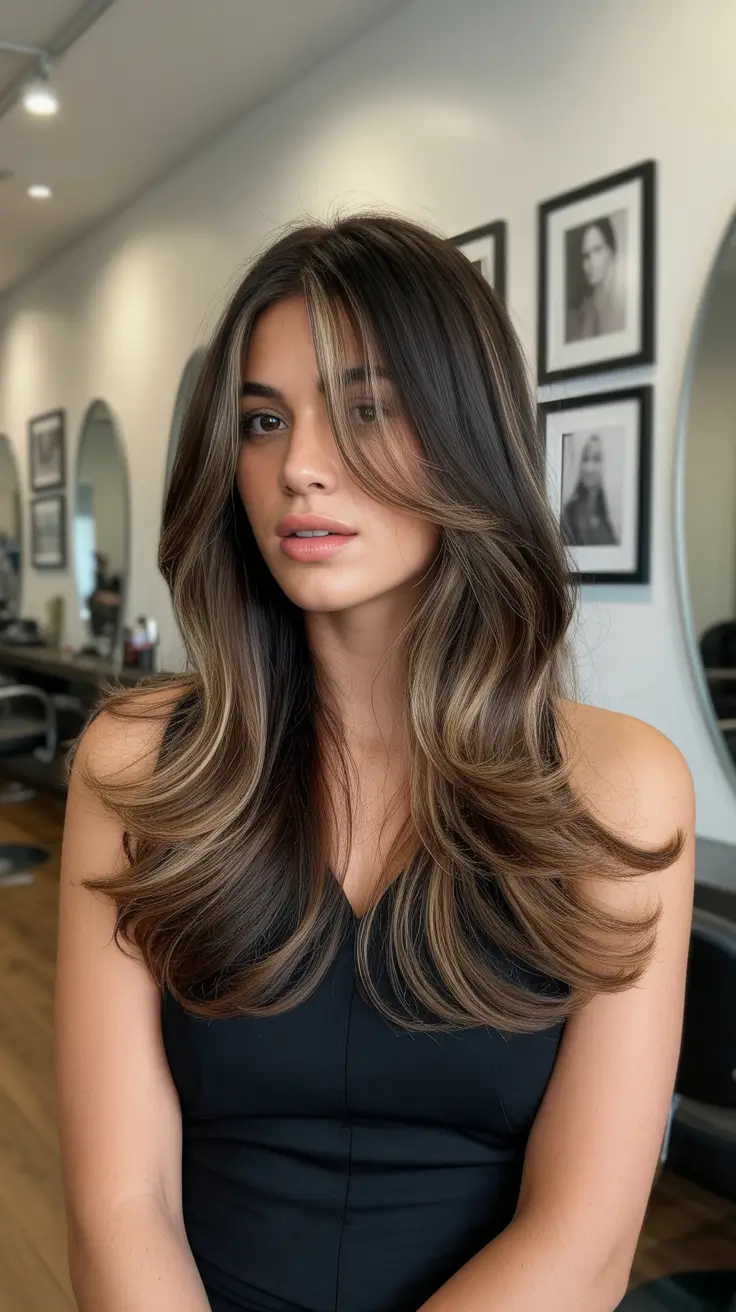 february haircuts Bronzed Dimension with Feathery Layers