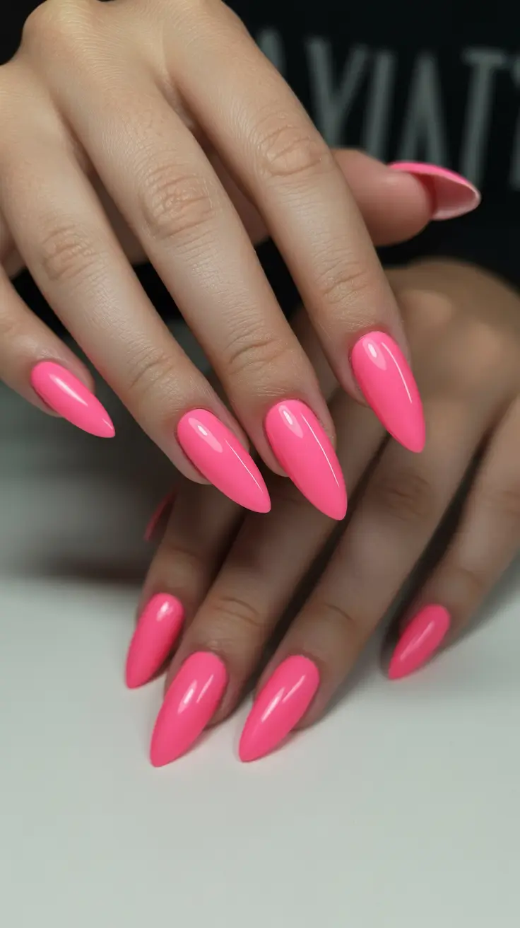 February-nails-designs-2026-Pink-Glow-Almonds-for-a-Cheerful-February