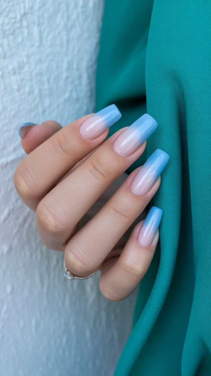 February-nails-designs-2026-Frosty-Blue-Fade-on-Long-Coffin-Nails