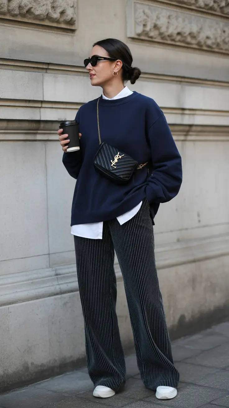 February outfits ideas 2026 - Navy Layers Urban