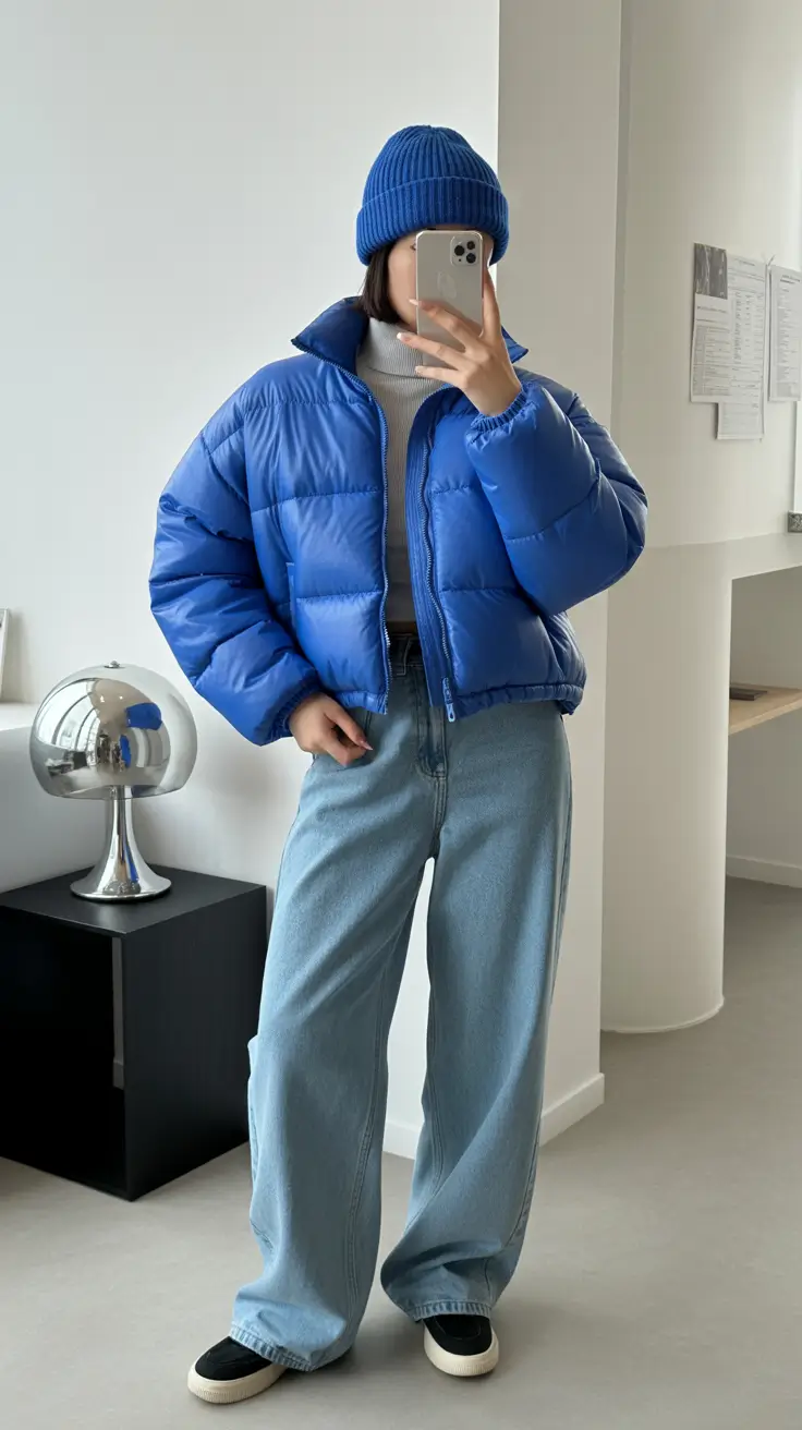 February outfits ideas 2026 - Cobalt Warmth