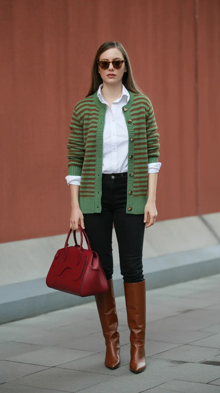 spring fashion outfits 2026 women Smart Layers with a Touch of Retro Ease
