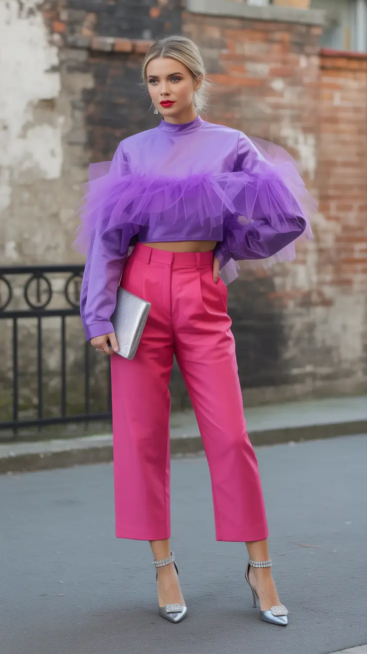 spring fashion outfits 2026 women Bold Color Play for Bright Spring Days