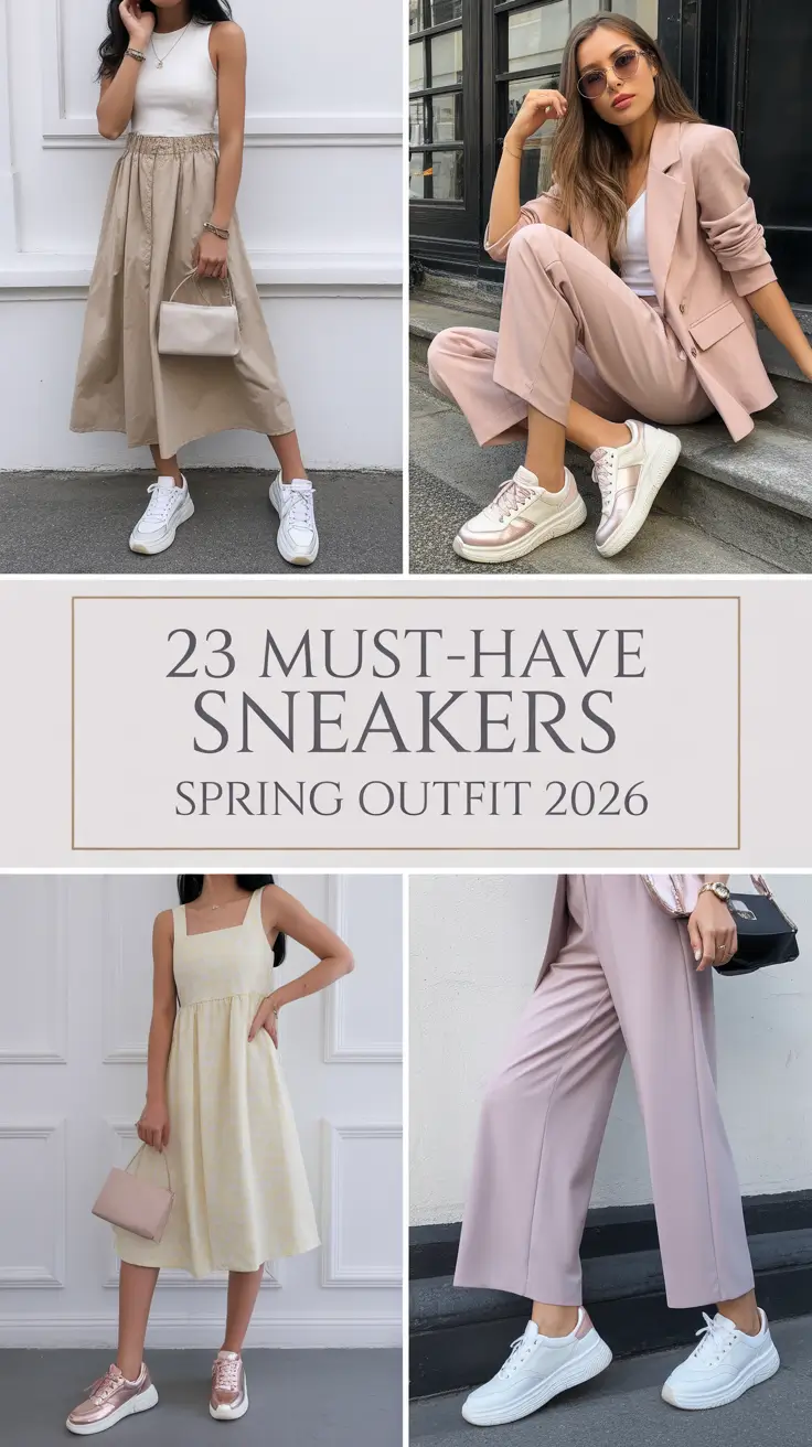 Must-Have Sneakers Spring Outfit 2026: Fresh Looks & Trendy Styling Ideas for Women
