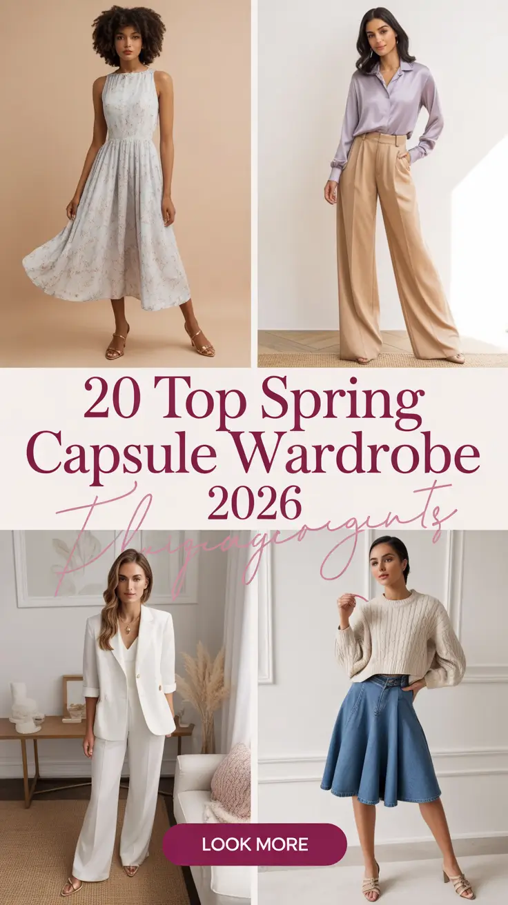 Top Spring Capsule Wardrobe 2026: Light, Bright & Effortlessly European Outfits for the Season