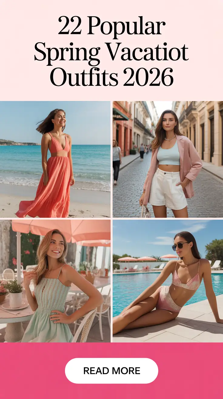 Popular Spring Vacation Outfits 2026: Fresh Ideas for Europe, Florida, and Mexico