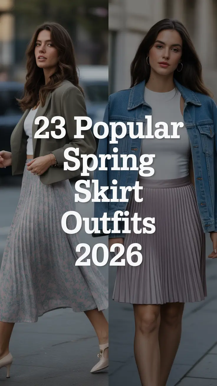 Popular Spring Skirt Outfits 2026: Fresh Cute & Classy Looks for Every Woman