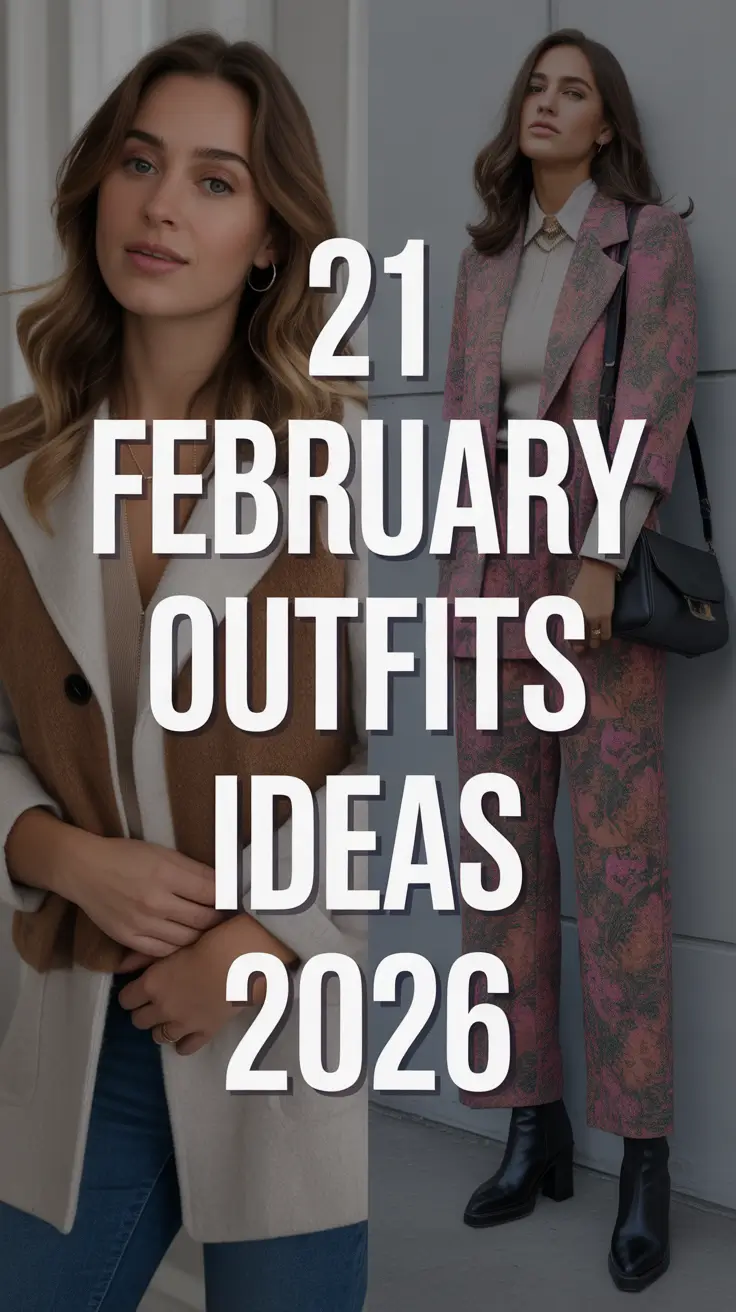 February Outfits Ideas 2026: Cozy, Chic & Trend-Forward Looks for Every Winter Plan