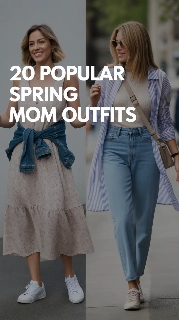 Popular Spring Mom Outfits 2026: Fresh, Comfy & Trendy Ideas for Effortless Style
