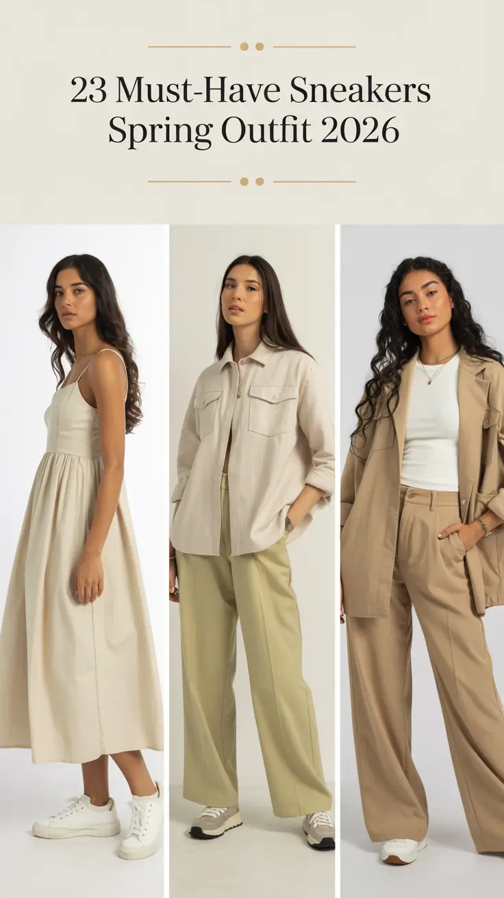 Must-Have Sneakers Spring Outfit 2026: Fresh Looks & Trendy Styling Ideas for Women