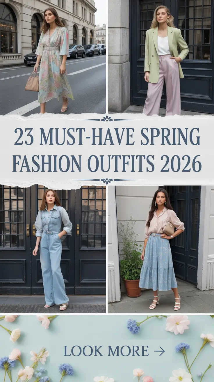 Must-Have Spring Fashion Outfits 2026: Fresh Inspo for Every Style This Season