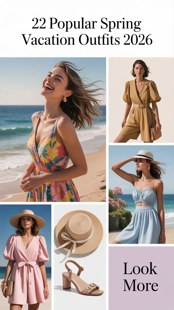 Popular Spring Vacation Outfits 2026: Fresh Ideas for Europe, Florida, and Mexico