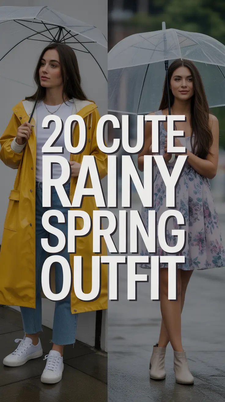 Cute Rainy Spring Outfit 2026: Chic & Cozy Inspiration for Every Day of the Season