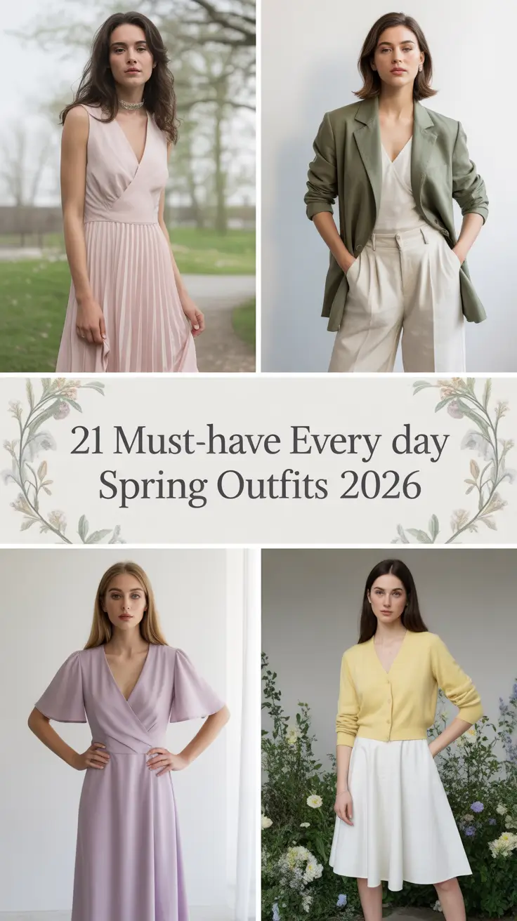 Must-Have Every Day Spring Outfits 2026: Fresh Casual Looks for Modern Women