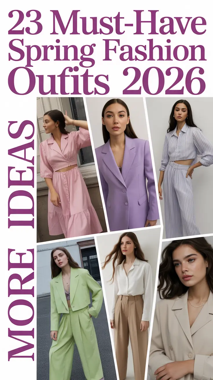 Must-Have Spring Fashion Outfits 2026: Fresh Inspo for Every Style This Season