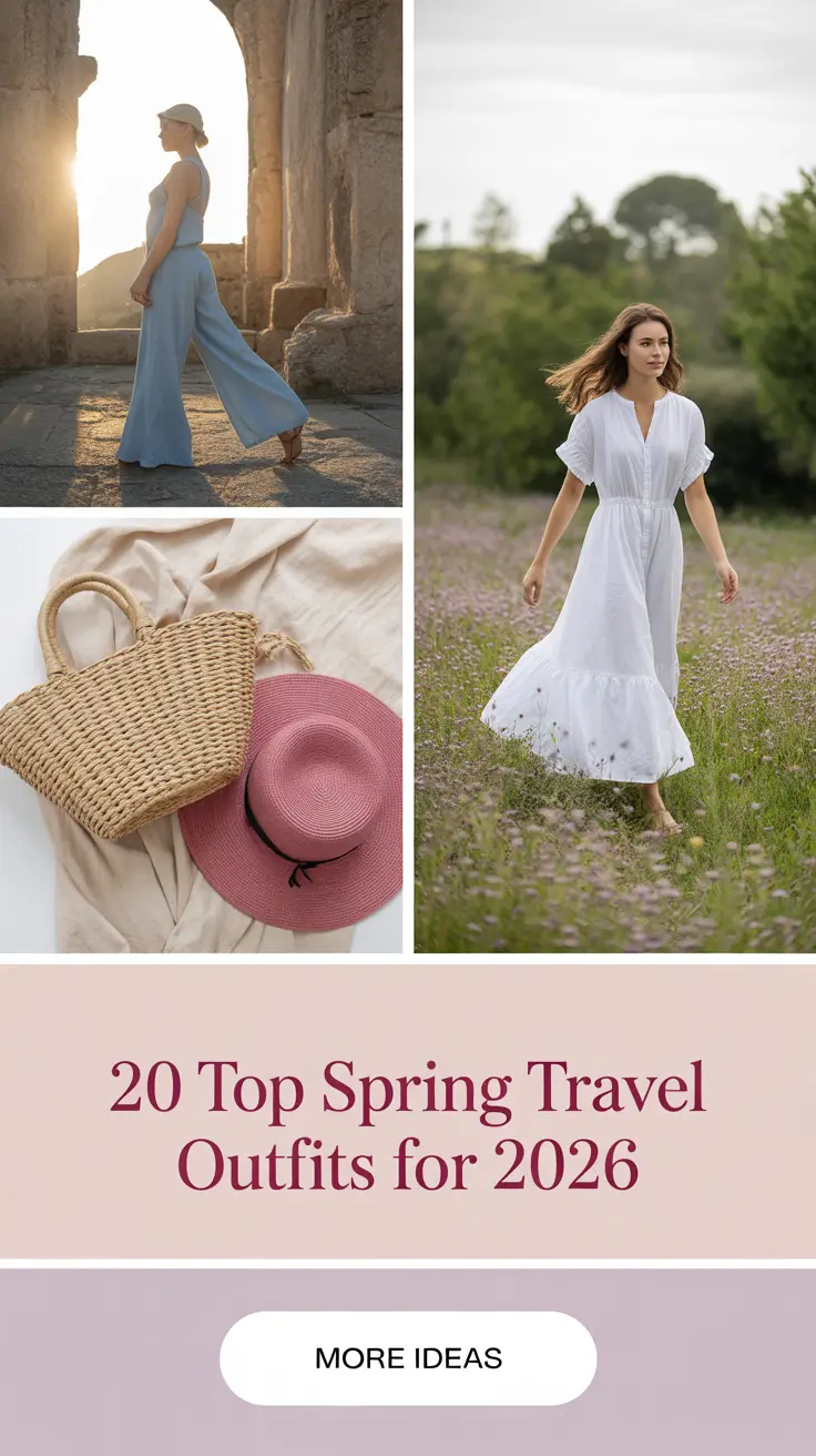 Top Spring Travel Outfits for 2026: Fresh Europe-Inspired Style Ideas for Women