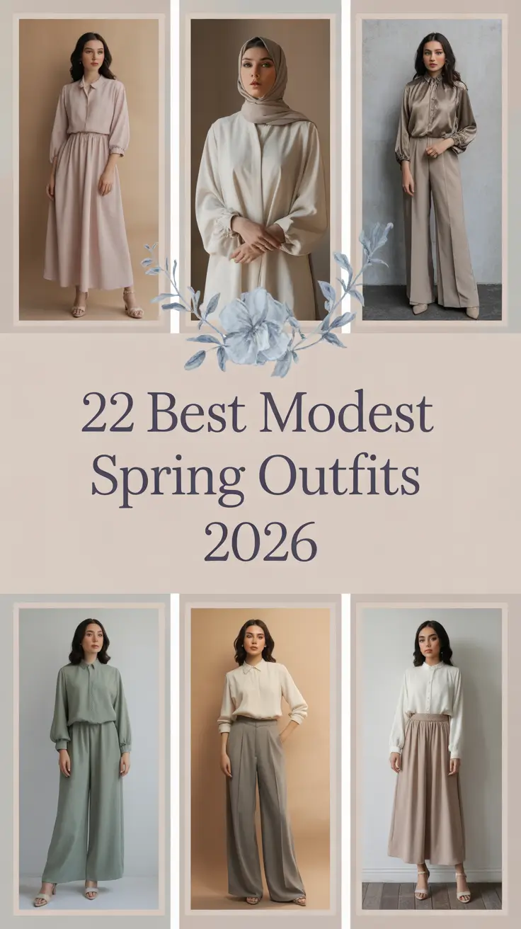 Best Modest Spring Outfits 2026: Fresh Casual & Classy Inspiration for Women
