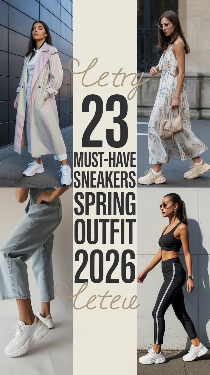 Must-Have Sneakers Spring Outfit 2026: Fresh Looks & Trendy Styling Ideas for Women