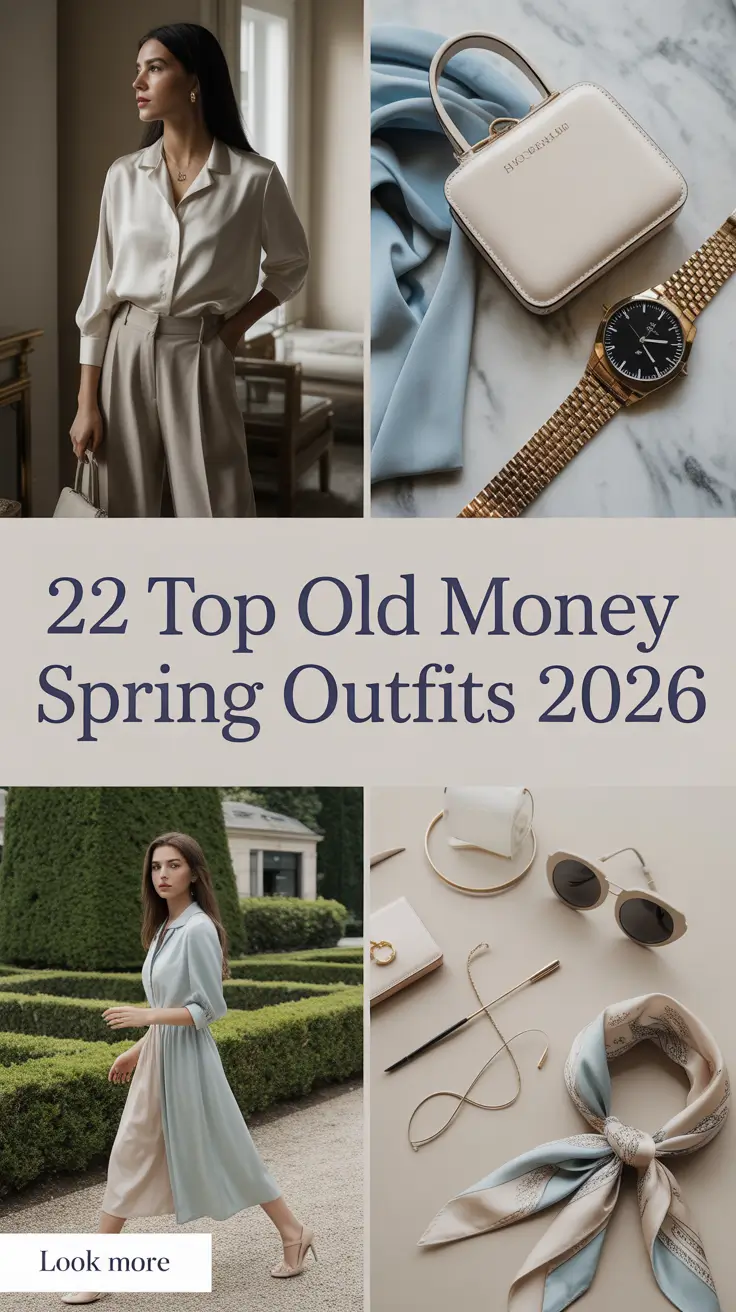 Top Old Money Spring Outfits 2026: Elegant Looks for a Refined Spring Wardrobe