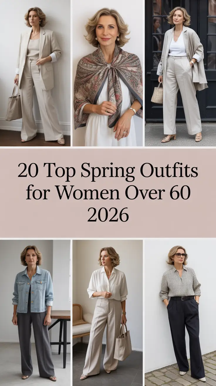 Top Spring Outfits for Women Over 60 2026: Fresh, Classy & Casual Looks for the New Season