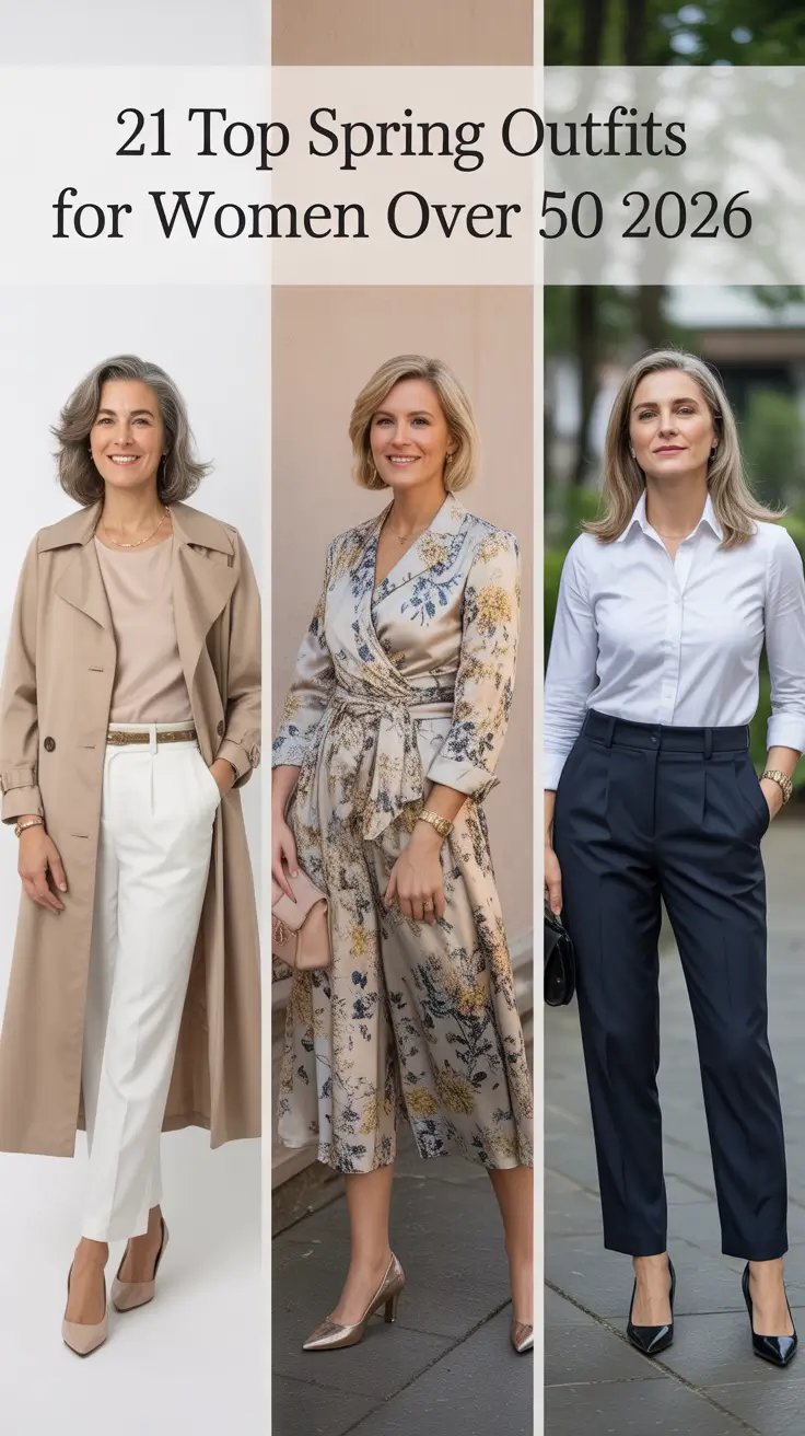 Top Spring Outfits for Women Over 50 2026: Fresh, Stylish & Age-Confident Looks for the New Season