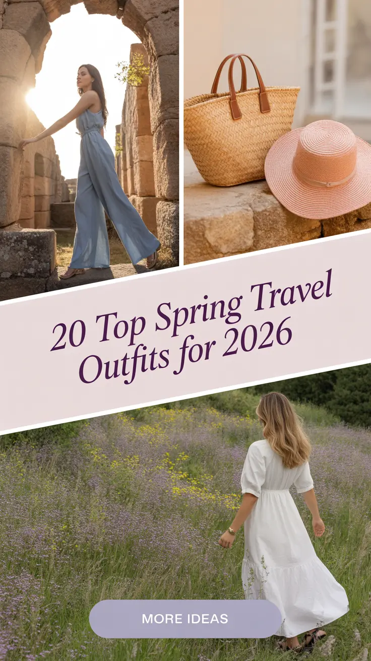 Top Spring Travel Outfits for 2026: Fresh Europe-Inspired Style Ideas for Women