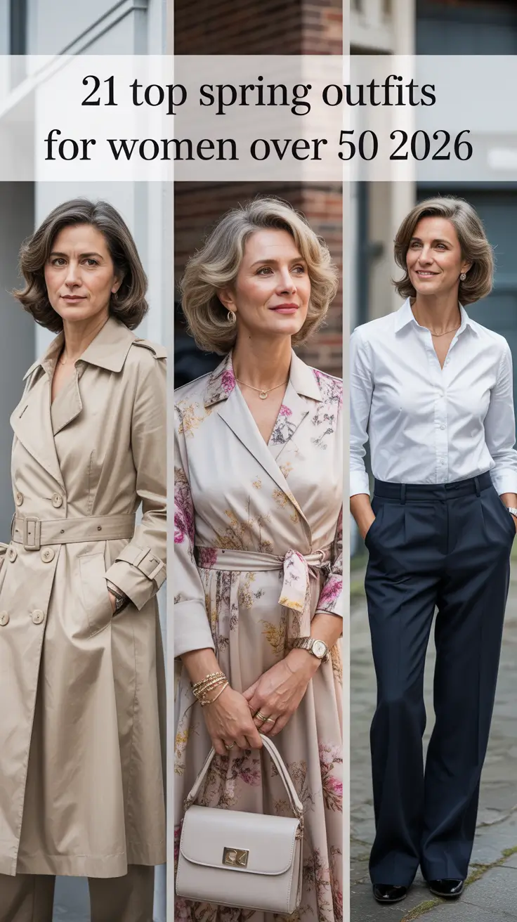 Top Spring Outfits for Women Over 50 2026: Fresh, Stylish & Age-Confident Looks for the New Season