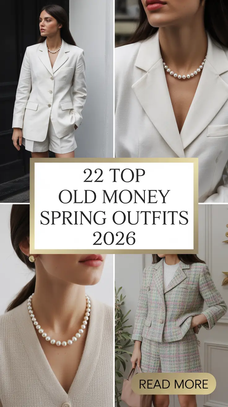 Top Old Money Spring Outfits 2026: Elegant Looks for a Refined Spring Wardrobe
