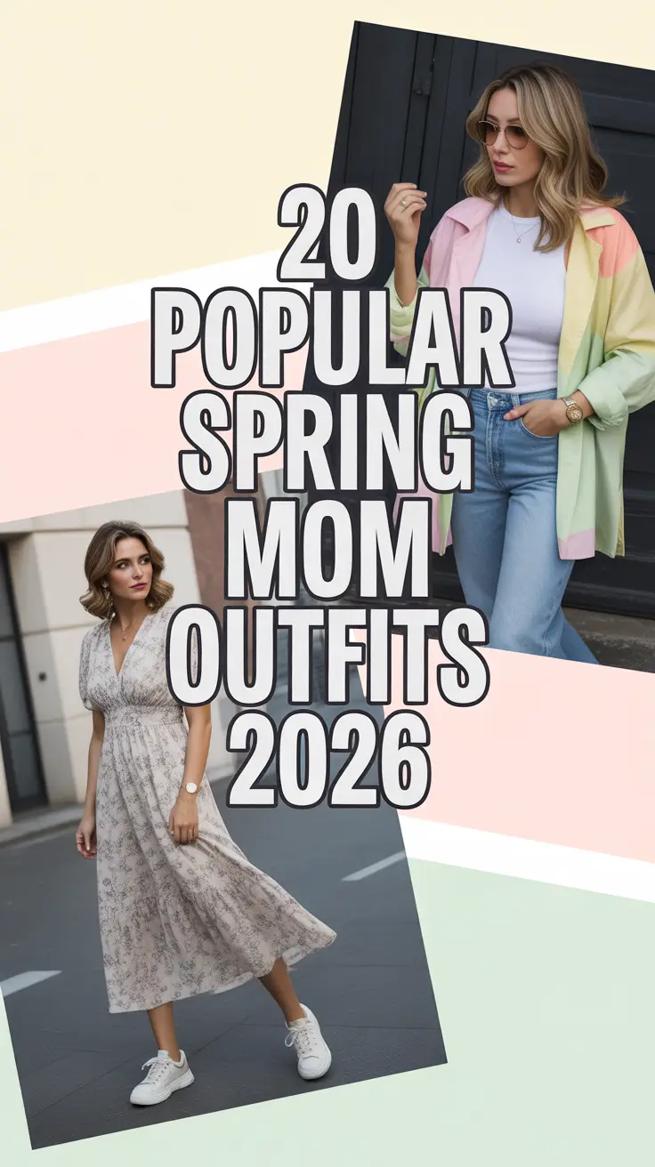 Popular Spring Mom Outfits 2026: Fresh, Comfy & Trendy Ideas for Effortless Style