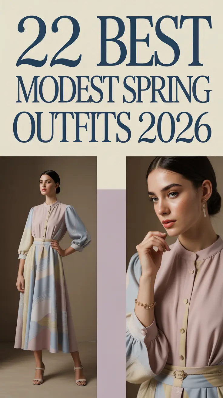 Best Modest Spring Outfits 2026: Fresh Casual & Classy Inspiration for Women