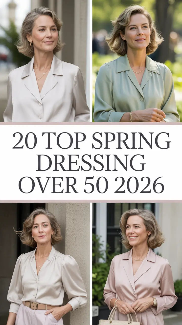 Top Spring Dressing Over 50 2026: Fresh Style Ideas for Confident Spring Outfits
