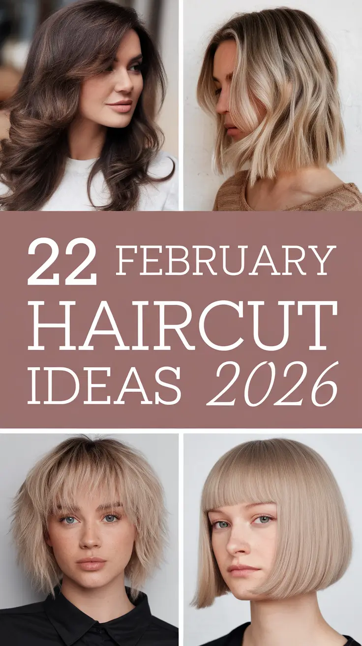 February Haircut Ideas 2026: Fresh Long, Medium & Short Styles for a Winter Refresh